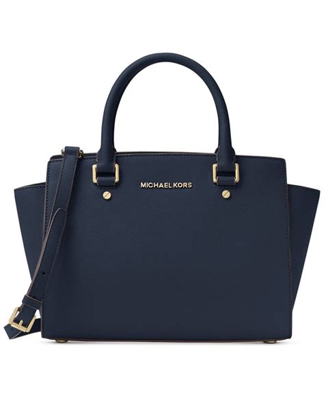 michael kors medium selma satchel macy's